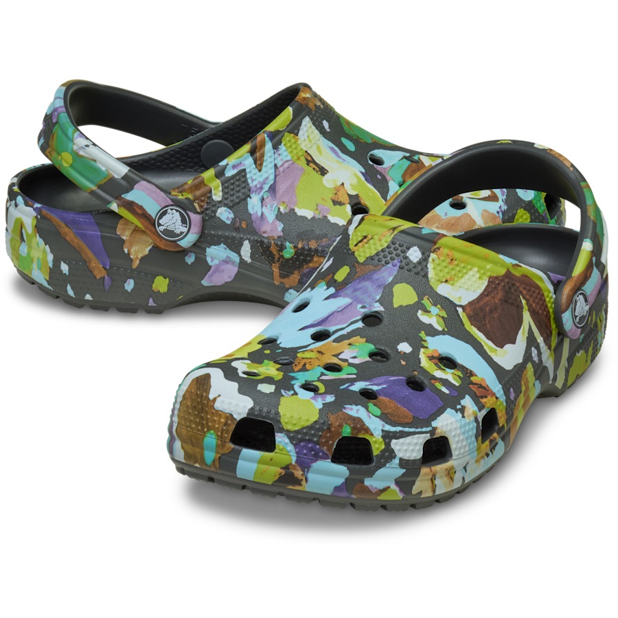 Classic Painted Floral Clog - Image 2